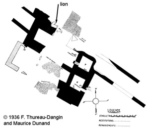 plan of the Lion Gate