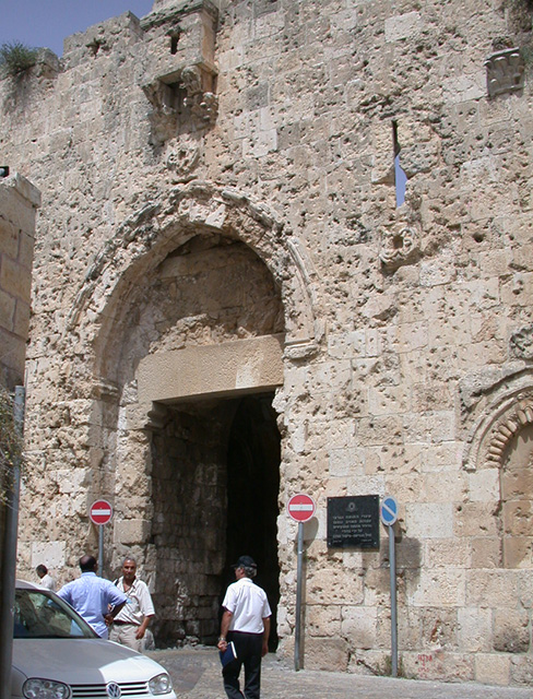 view of the Zion Gate