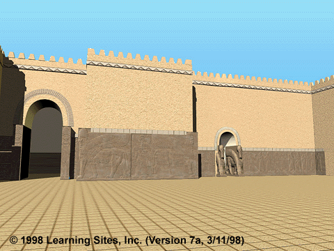 Northwest Palace, Nimrud, Great Northern Courtyard