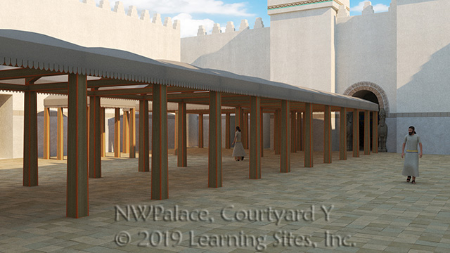 Rendering of Courtyard Y