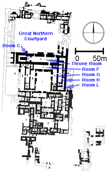 Northwest Palace plan