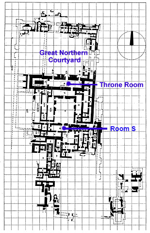 Northwest Palace plan