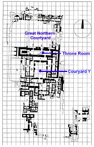 Northwest Palace plan