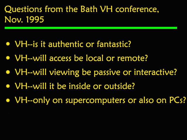 Bath conference questions