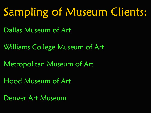 list of museum clients