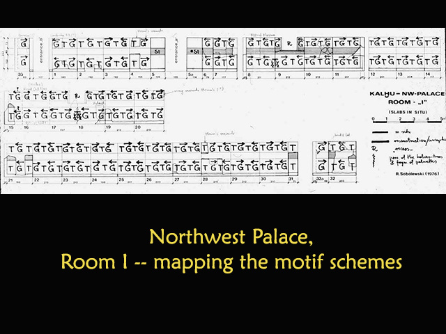 Room I mapping the decorative schemes