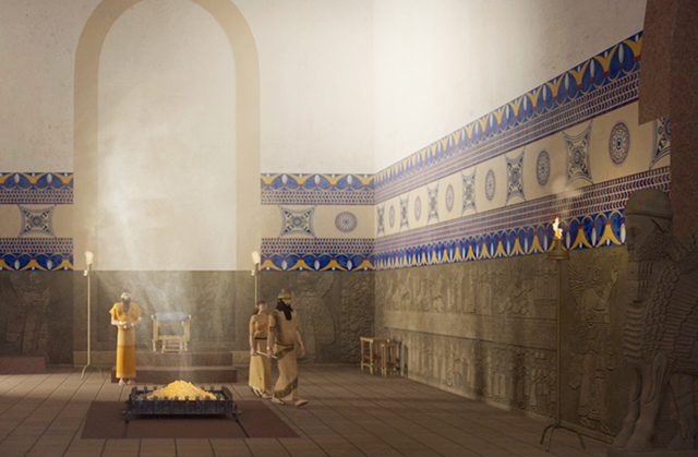 Learning Sites reconstruction of the throne room in the Northwest Palace, Nimrud