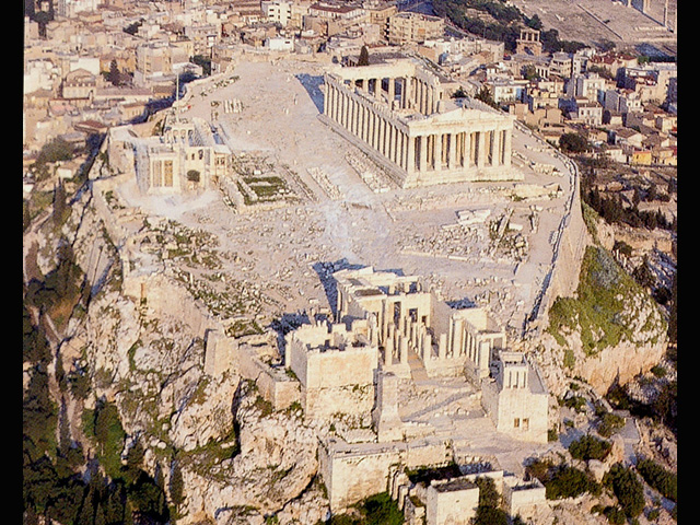 Acropolis, aerial view