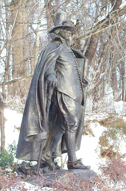 Puritan statue, Philadelphia