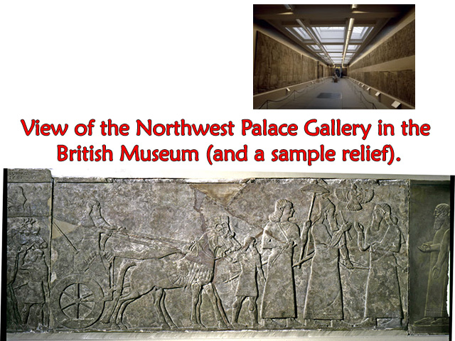 reliefs in the British Museum