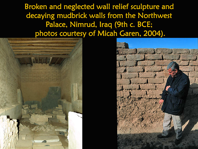 decay at the Northwest Palace, Nimrud