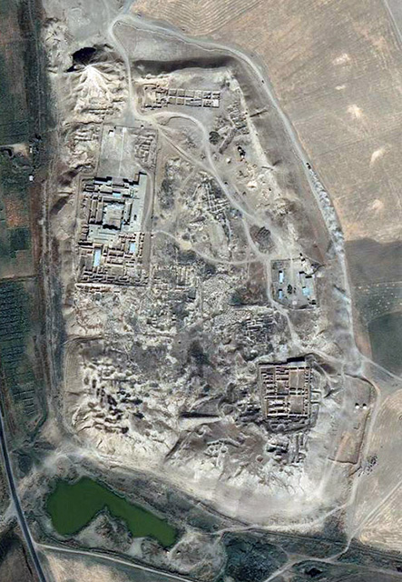 Nimrud citadel aerial