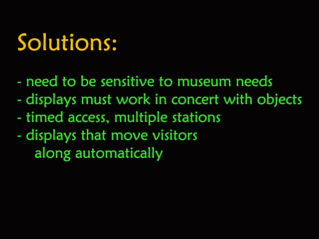 solutions for museums