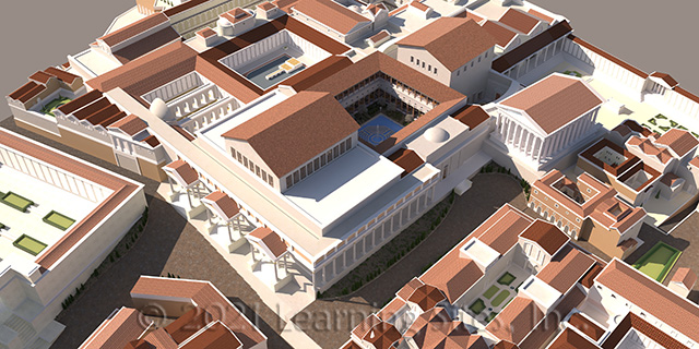 3D model of Domitian's palace