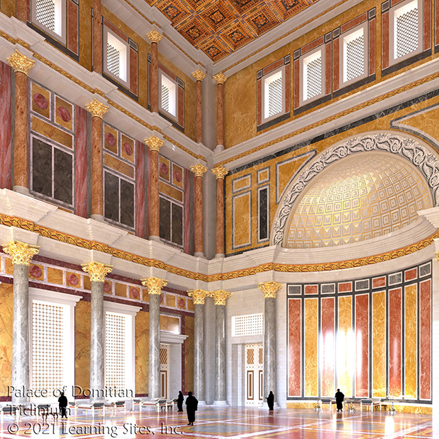 Domitian's palace triclinium