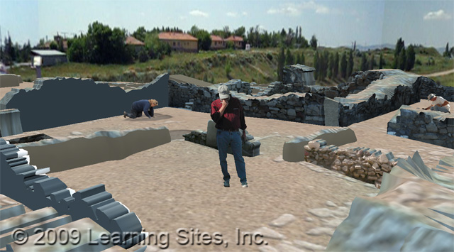 screen grab from our Hellenistic period virtual world