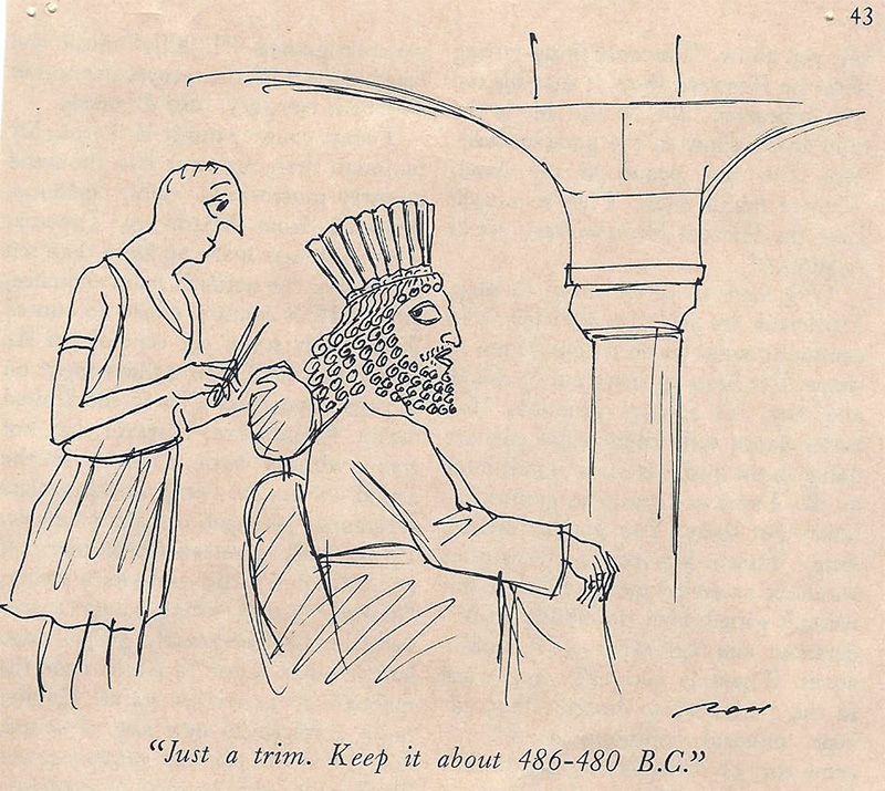 5th c. BCE hairstyling