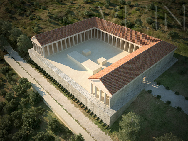 Actium battle monument reconstructed