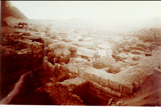general view of the cemetery at Giza, as of 1912