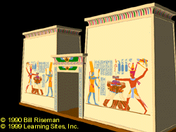 Image of the first computer model of the Temple B700 pylon (image size 21k)