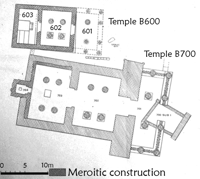 plan of B600 and B700