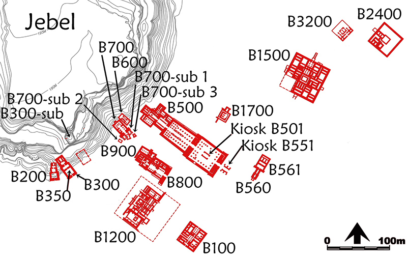 Jebel Barkal site plan