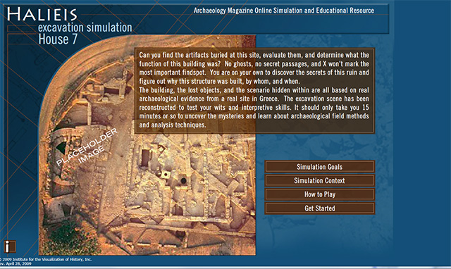 similation game introduction screen