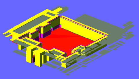 Northwest Palace simple shaded model