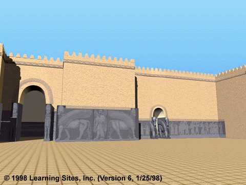 Northwest Palace, Nimrud, Great Northern Courtyard