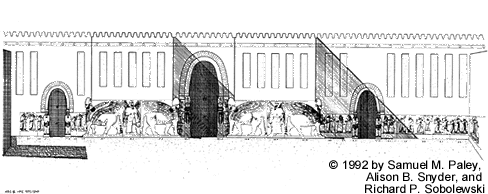 Throne Room facade drawing