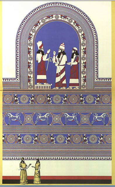 Khorsabad Residence K painted panel