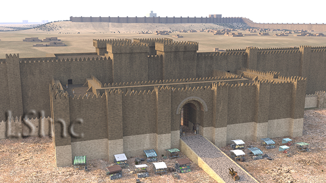 rendering of the Nergal Gate