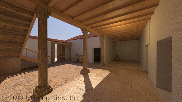 courtyard reconstruction