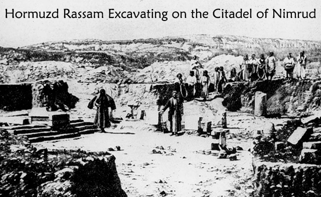Rassam's excavations