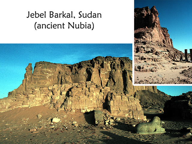 views of Jebel Barkal, Sudan